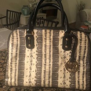 Michael Kors Snake Leather Purse Tote